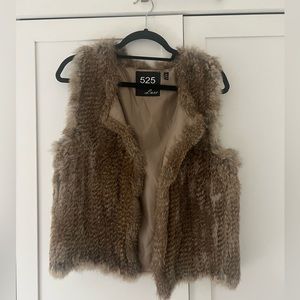 525 America Luxe Fur Vest - LIKE NEW